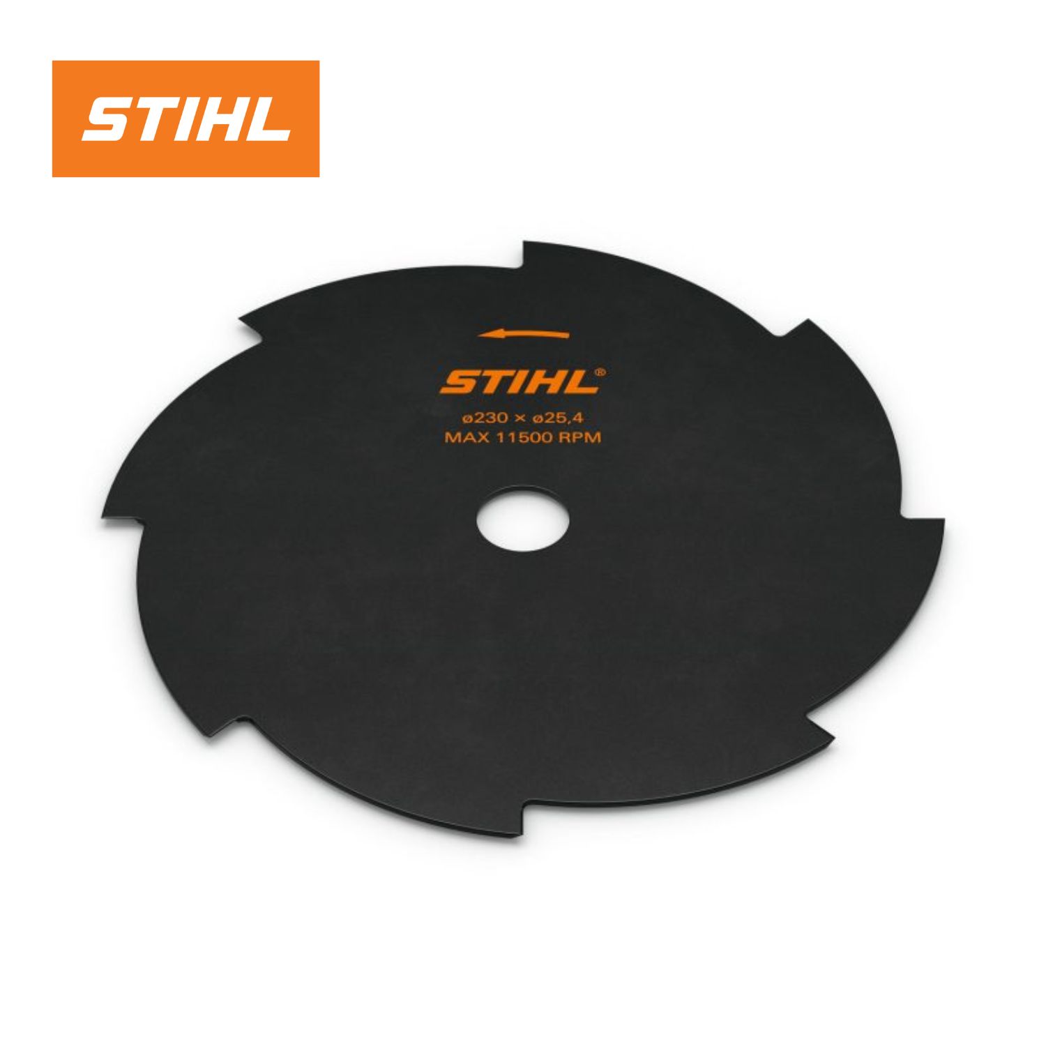 STIHL Нож за Трева 8 Зуба Ø230 mm – Метален Нож за Тример STIHL Нож за Трева 8 Сечила Ø230 mm – Метален Нож за Тример - Image 1