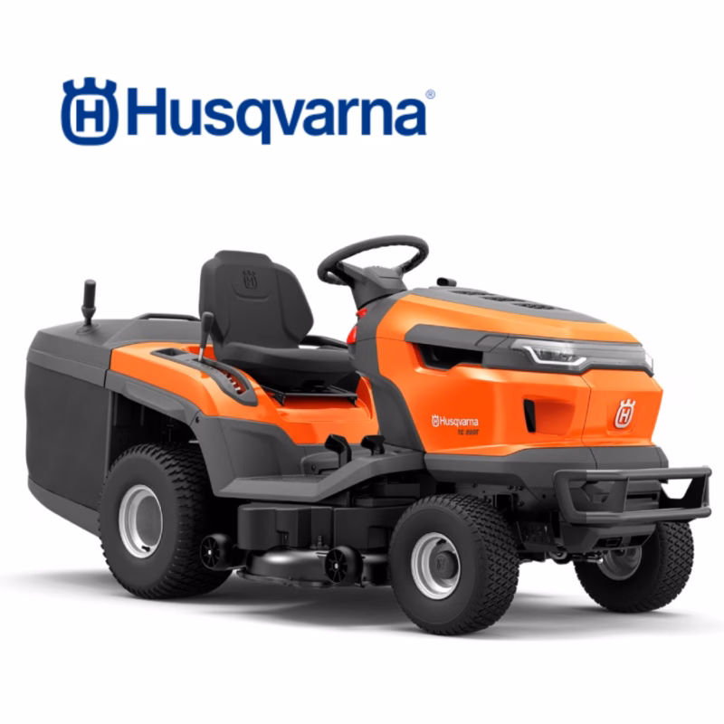Husqvarna TC 220T трактор косилка со корпа