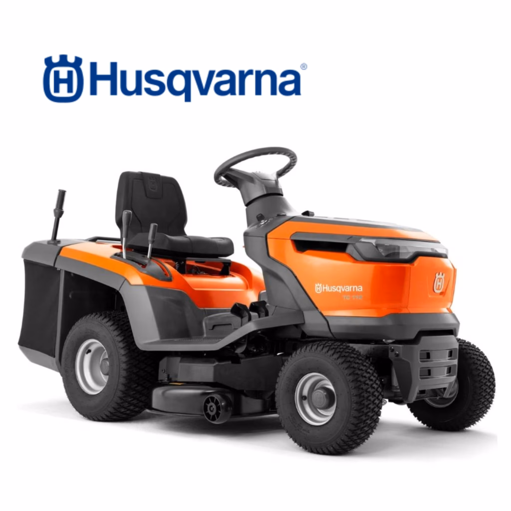 Husqvarna TC 112 трактор косилка со корпа